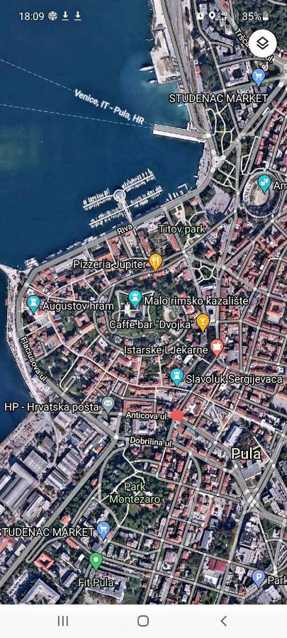 Antique Center Pula Διαμέρισμα Εξωτερικό φωτογραφία